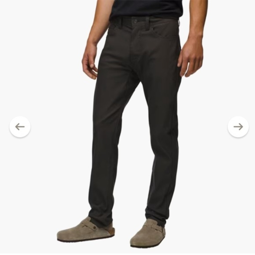 Prana | Brion Slim Fit Pants Dark Iron Color
